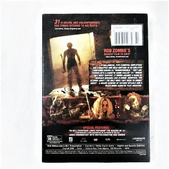 5/$25 Rob Zombie DVD Horror Movie - Picture 2 of 2
